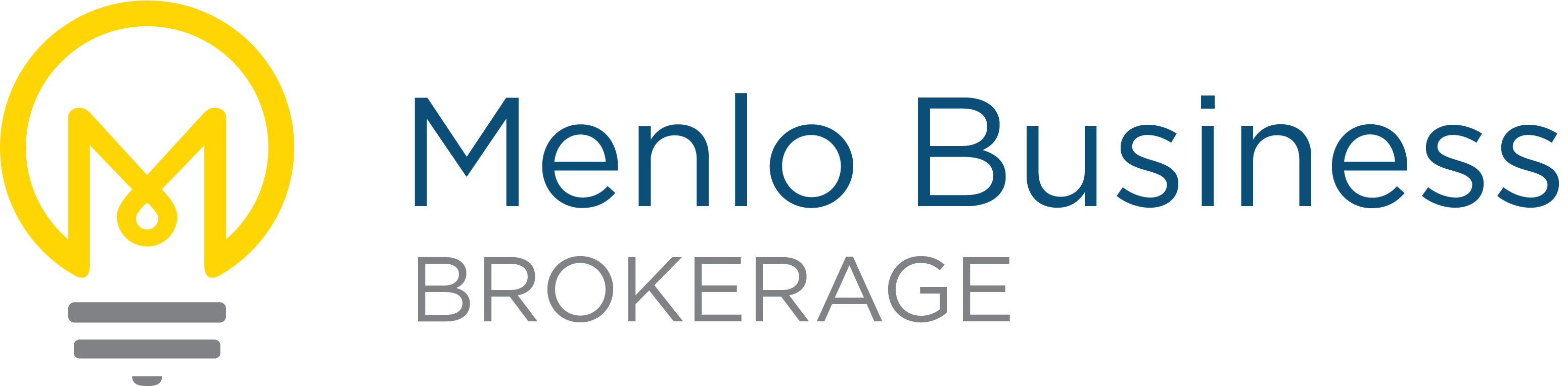 Menlo Business Brokerage Logo Horizontal Transparent